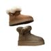 Women Trainers Flats Sneakers Sheepskin Buckle Genuine Leather Thickened Snow Boots For Women Winter New Korean Fashion Versatile Short Cotton_vogvips.com