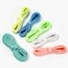 Shoe Accessories reflective 8mm polyester double layer hollow flat shoelaces suitable for sneakers, white shoes and canvas shoes_vogvips.com