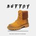 Vintage Tooling Martin Boots Casual Couple Big Head Boots Thick Heel Short Boots_vogvips.com
