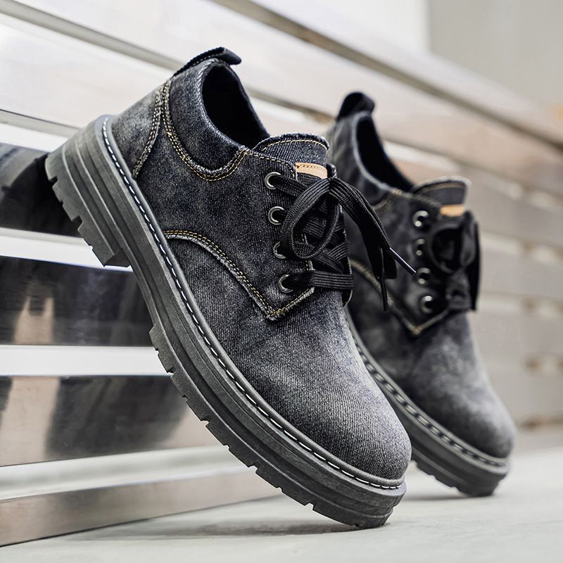 Summer New Arrival Men's Denim Work Shoes 2026 Casual Outdoor Hiking Shoes plus Size for Young People_vogvips.com