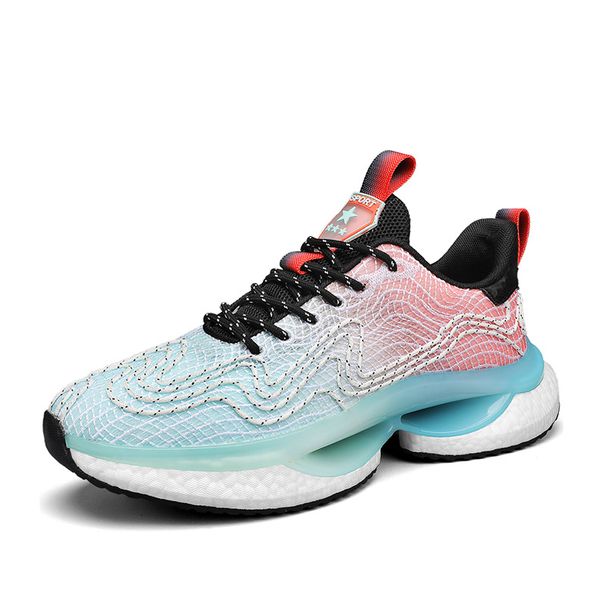 Spring New And Leisure Men's Popcorn Soft Bottom Shock Absorbent Fashion Trend Versatile Sports Running Shoes_vogvips.com