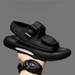 Sandals For Men Summer Wear Non-slip Wear-resistant Dual-use Driving Casual Sandals For Men Student Beach Shoes_vogvips.com