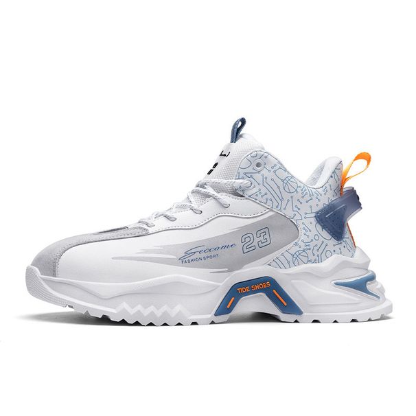 Winter New Plus Size Trend Sports Thick Soled Shock-Absorbing Dad Shoes, Men's Running Casual Shoes_vogvips.com