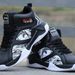 Autumn And Winter PU Leather Men's Shoes High Top Thick Bottom Basketball Shoes Sports Shoes Lace Up Korean Fashion Men's Shoes_vogvips.com