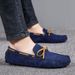 Men Loafers Driving Doug Shoes Slip-on Fashion Casual PU Leather Business Office_vogvips.com