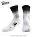 Gradient basketball socks for men and women, professional practical towel bottom thickened mid length sports fitness running socks_vogvips.com