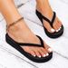 Women Beach Flat Flip-flops Slippers Comfortable Non-slip Sandals Flip Flop Home Bathroom Fashion Shoes Indoor House Zapatos_vogvips.com