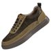 Men's Shoes Thin Punched Board Shoes Sports And Leisure Leather Shoes Real Cowhide Thick-soled Breathable Hollow Shoes_vogvips.com