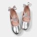 26ss Leather Girls' New Gold And Silver Powder Burst Pattern Shiny Children's Dance Performance Single Soft Sole Stylish Girls'_vogvips.com
