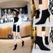 173-7 European And American Retro Fashion Sexy Nightclub Slimming Stiletto High-heeled Suede Back-tie Pointed Toe Winter_vogvips.com