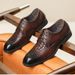 British Style Soft Business Casual Leather Wedding Formal Youth Shoes Men's Pointed Toe Hair Stylist_vogvips.com
