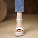 2026 Summer New Waterproof Platform Ultra Heel Fashion Sandals Simple And Versatile High Heels For Petite Women_vogvips.com