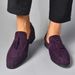 Brand Design Men Suede Leather Shoes Moccasins Purple Tassel Pointed Men's Loafers Vintage Slip-on Casual Men Social Dress Shoe_vogvips.com