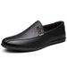 2025 Spring And Autumn New Daily Casual Men's Sole Soft Leather Cover Footwear Lazy Driving Shoes 3056_vogvips.com