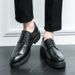 ShoeVault New Cross-Border Casual Leather For Men, British Style Thick-Soled Business Commuter Derby Shoes, Suit Wedding Groom_vogvips.com