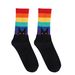 Casual socks hot cat dog rainbow large size cotton socks women's casual cotton women's mid-tube socks_vogvips.com