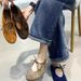 2025 New Ultra-Soft Bowknot Shallow Fashion Versatile Superb Mary Jane Flat For Women Evening Style Women's Shoes_vogvips.com