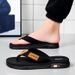Men's Flip-flops 2025 Summer New Thick-soled, Anti-slip, Wear-resistant Cool Flip-flops, Casual Pinching Beach Sandals - The Men_vogvips.com