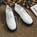 ShoeVault British Style INS Black Men's Leather Trendy Korean Thick Sole Square Toe Derby White Youth Casual Suit Shoes_vogvips.com