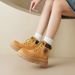 White Deer Same Style 2024 Martin For Women, New Autumn Outdoor Hiking Climbing Yellow B, First Layer Pigskin Work_vogvips.com