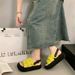 Sandals Women's Popular Versatile Woven Beautiful Small Thick-soled Casual Beach Roman Shoes_vogvips.com