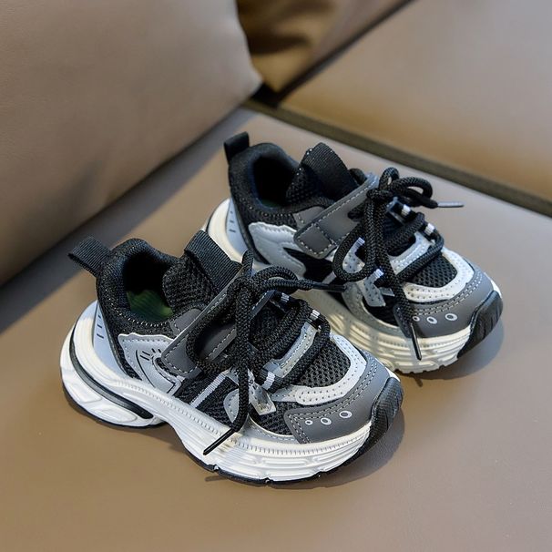 2026 Spring Autumn Children's Sports Shoes, Breathable Mesh Running For Elementary School Students, Boys And Girls' Dad_vogvips.com