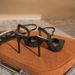 Qianluhui Black Suede Platform High-Heel Sandals For Ceremonies, Model Shows, And Catwalks, Wholesale Of Ultra-High-Heel_vogvips.com