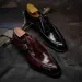Retro Men Dress Shoes Business Loafers Slip On Pointed Toe Leather Shoes Party Formal Shoe Handmade Casual Men Shoes Plus Size48_vogvips.com