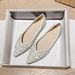 Weiwei Girl 5933-10 Pointed Toe Single Flat Shallow Mouth Slip-On Loafers Soft Sole Rhinestone Shoes For Women_vogvips.com