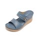 Women's Thick Sole Comfortable Slides With Metal Buckle Large Size Casual Sandals_vogvips.com