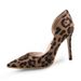 Spring And Autumn New Leopard Pattern Pointed High Slim Heels Style Sexy Women S Shoes_vogvips.com