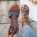 Bohemia Style Sandals Women Soft Bottom Low Heels Woman Non-slip Summer Shoes Sandals For Women_vogvips.com