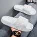 Men's Summer Coconut 46 For Outdoor Wear, Thick Non Slip, Casual, Easy To Step On, Sporty, Soft Sole, Large Size, Cool_vogvips.com