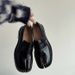 New Women's Platform Tabi Split Toe Shoes British Style Horseshoe Leather Lace-Up Loafers_vogvips.com