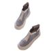 2020 New Summer Short Single Flat Martin Hollow Hole Shoes Mesh Ankle Women's Boots_vogvips.com