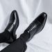 Euro Step 2025 Spring British Brogue Carved Business Formal Casual Genuine Leather Breathable Black Wedding Shoes 8041-R_vogvips.com