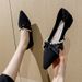 Pointed Single Shoes Women's Autumn Flat Bottom Pearl Shallow Mouth Doudou Shoes Versatile Soft Sole Large Size Women's Shoes_vogvips.com