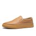 Men's 2025 Summer New Genuine Leather Casual One Foot Lazy Men's LeFu Shoes Men_vogvips.com