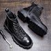 European Warm Series British Style Martin Men Genuine Leather Winter Work High Thick Sole Top Layer Cowhide Boots New Casual_vogvips.com