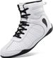 Mens Womens Boxing Boots, Fashion Boxers Sneakers Breathable Leather Sparring Wrestling Fitness Shoes_vogvips.com
