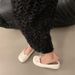 Gentle Soft Bow Silver Shoe Spring 2025 New Comfortable One Foot Kick Bean Women's Single Shoes_vogvips.com