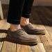 Men's Thick Sole Casual Low Top Suede Frosted Men's Shoes, Versatile Cowhide Shoes_vogvips.com