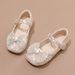 Girls' Princess 2024 Spring And New Children's Leather Autumn Baby Crystal Shiny Rhinestone Single Shoes_vogvips.com