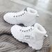 Winter Warm Ankle Boots,Winter Warm Women's Plush Lined Ankle Boots | Thermal Outdoor Short Boots, Lace Up High Top Sneakers_vogvips.com