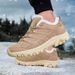 Winter Snow Boots Men Warm Comfortable Plush Anti-slip Low-top Sports Shoes Women Casual Breathable Outdoor Hiking Boots Women_vogvips.com