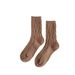 Soft & Warm Wool Blend Socks For Men And Women - Mid-Crew Cotton Knit Socks With Ribbed Design - Cozy & Breathable For All Seasons_vogvips.com