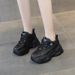 Women's Height-increasing 2026 And Autumn New Versatile Korean Style Thick-soled Dad Student Casual Shoes Spring Model_vogvips.com