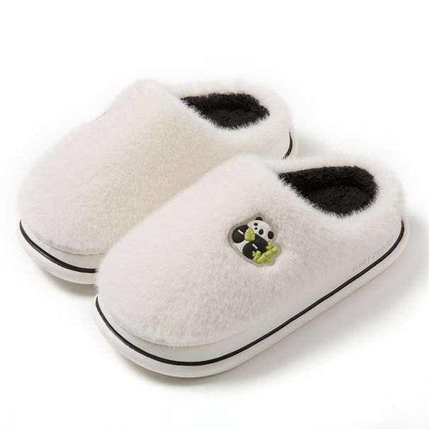 Home Cotton Slippers For Women, Autumn And Winter New Styles, Suitable For Indoor And Outdoor Wear, Thick Bottom Anti Slip And Plush Warm And Cute_vogvips.com