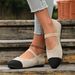 Foreign Large Fly-knit Single 2026 New Model Flat Casual Breathable Shallow Size 43 Cross-border Foreign Trade Women's_vogvips.com