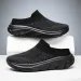 2025 Summer Breathable Home Indoor Slippers Men Thick Bottom Slides Fashion Couple Walking Shoes Chanclas Hombre_vogvips.com
